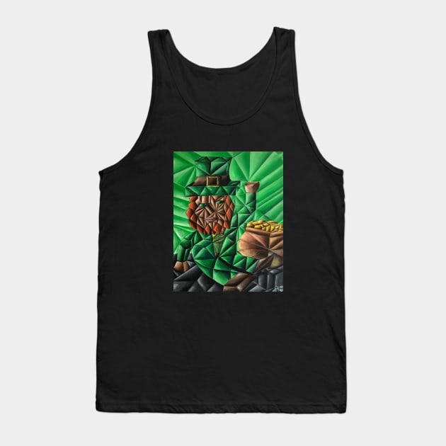 Leprechaun in Shapes Tank Top by ManolitoAguirre1990